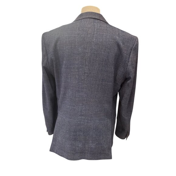 Rodd & Gunn Wool Blend Blazer Men’s L Blue Glen Plaid Check Sport Coat Woven - Picture 4 of 12